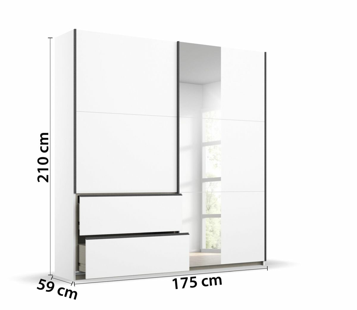 Schwebetürenschrank, Sevilla