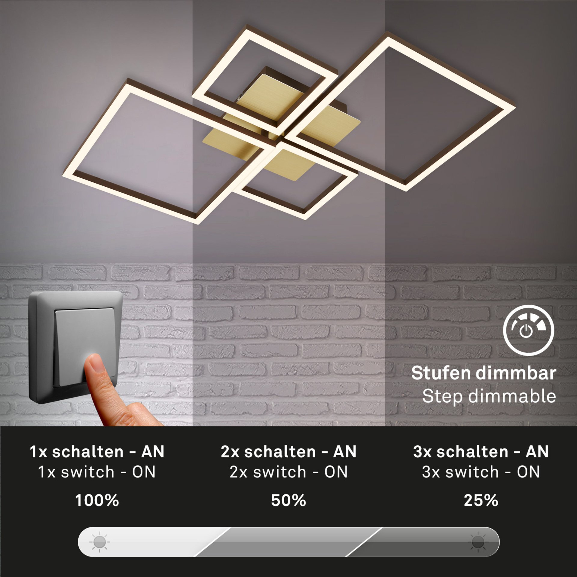 Deckenleuchte, Frame