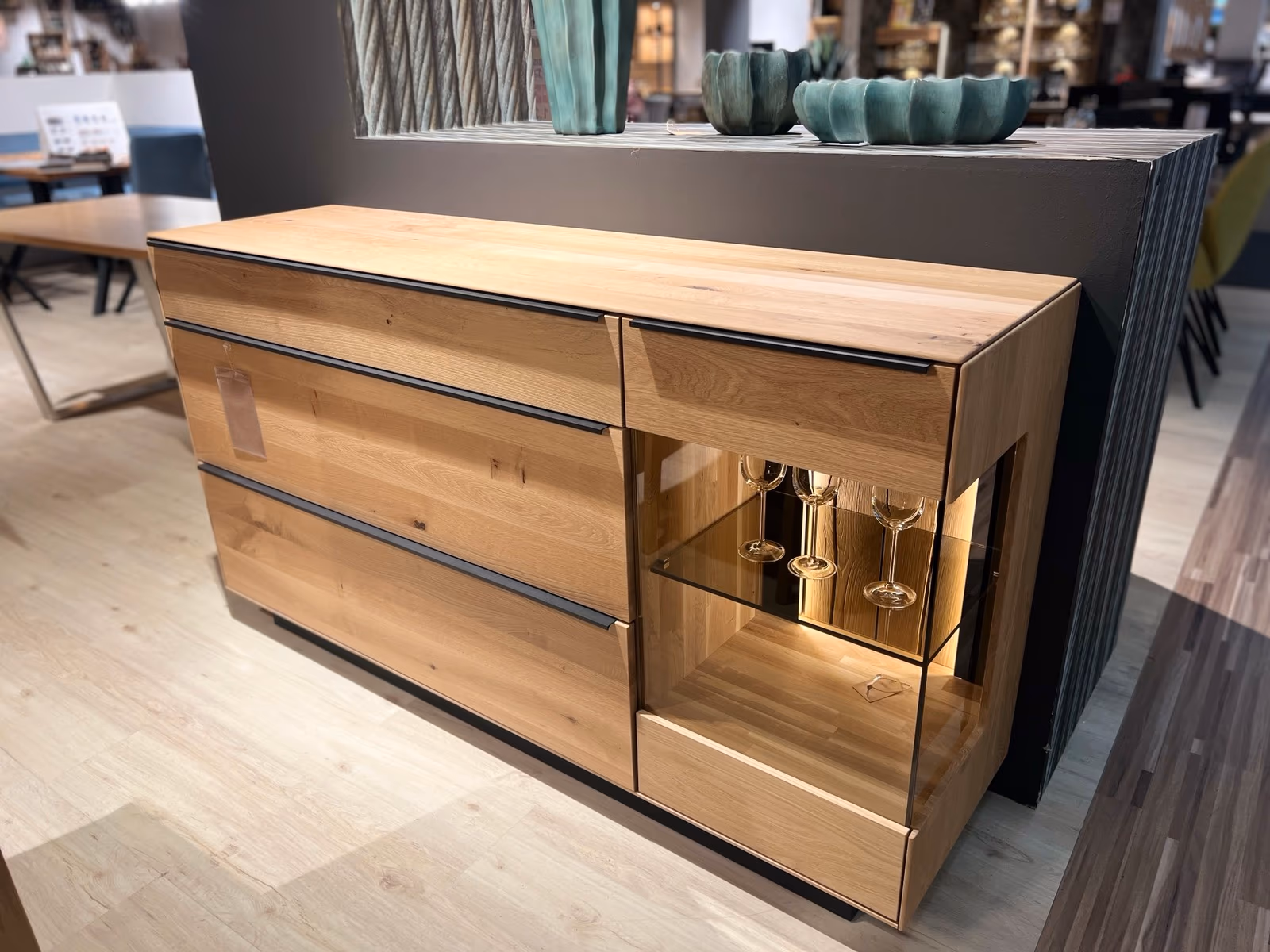 Sideboard Wildeiche massiv soft