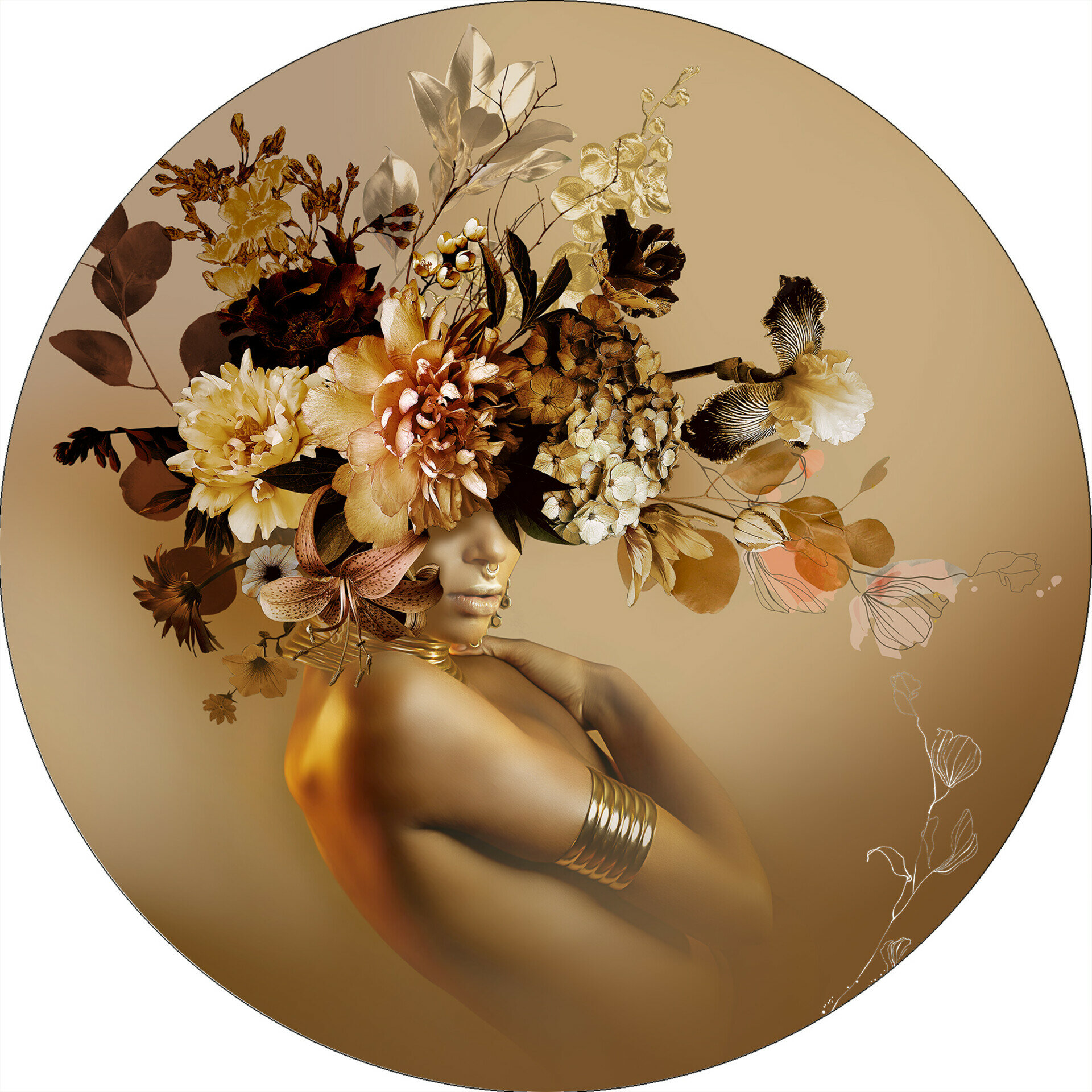 Alu-Art Classic, Flowers on her face IV