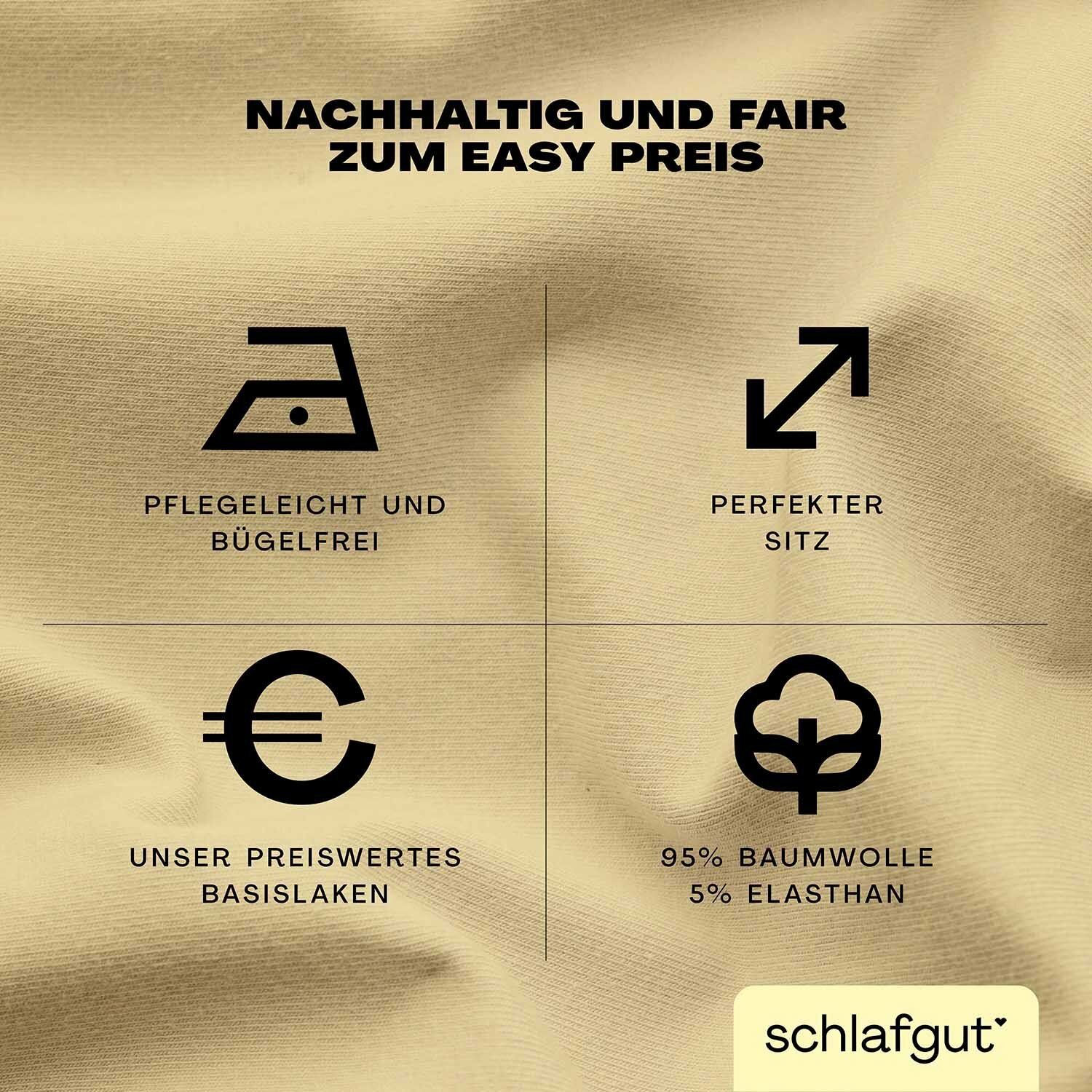 Spannbettlaken, EASY Jersey