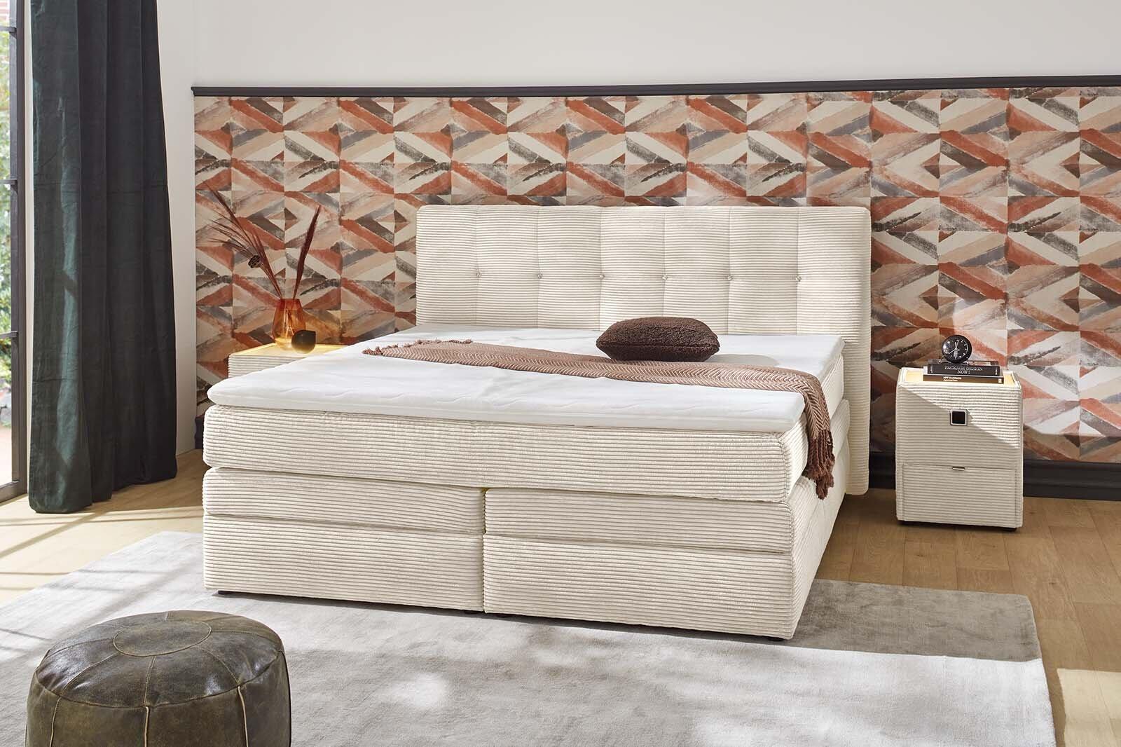 Boxspringbett m bk, Amy