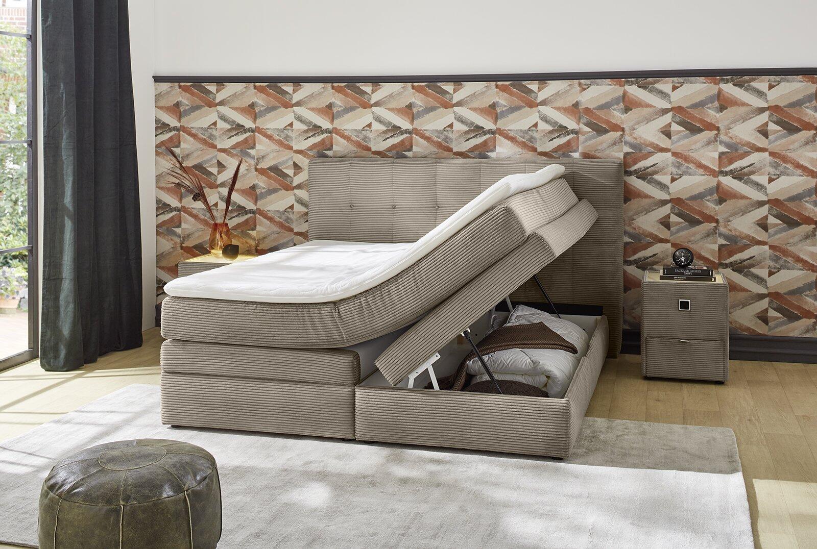 Boxspringbett m bk, Amy