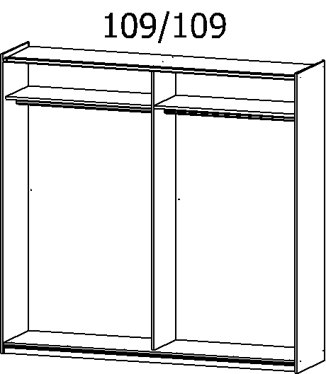 Schwebetürenschrank, Kronach