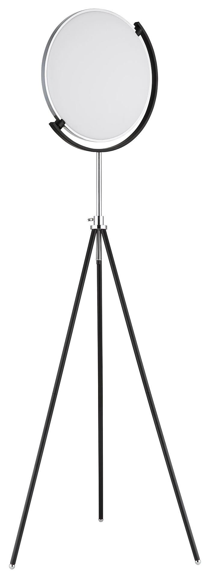 Stehleuchte, STEHLEUCHTE METALL SCHWARZ MATT, 1XLED