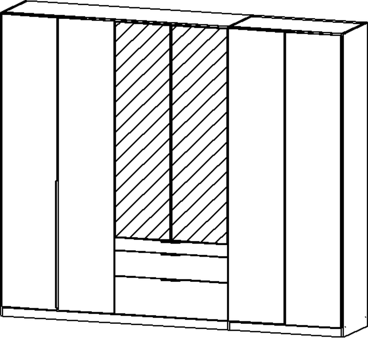 Drehtürenschrank, Alabama