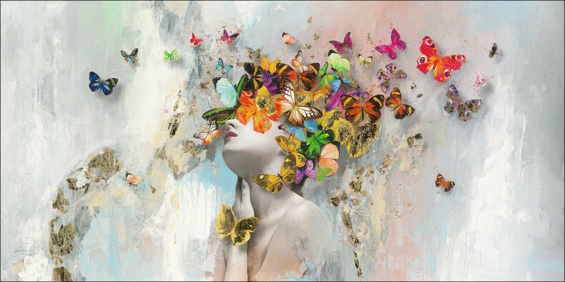 Handpainting, Butterfly Face III