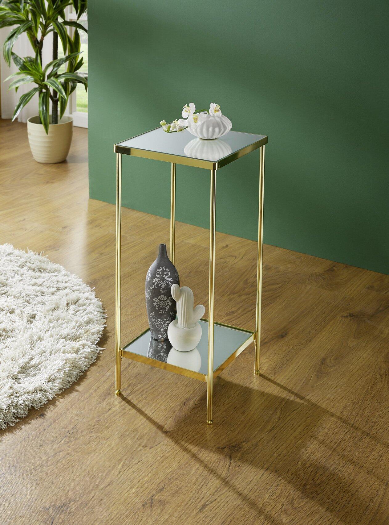 kleiner glas couchtisch Runde Couchtische online kaufen Bettdeckenbezug Farbe:Weiß