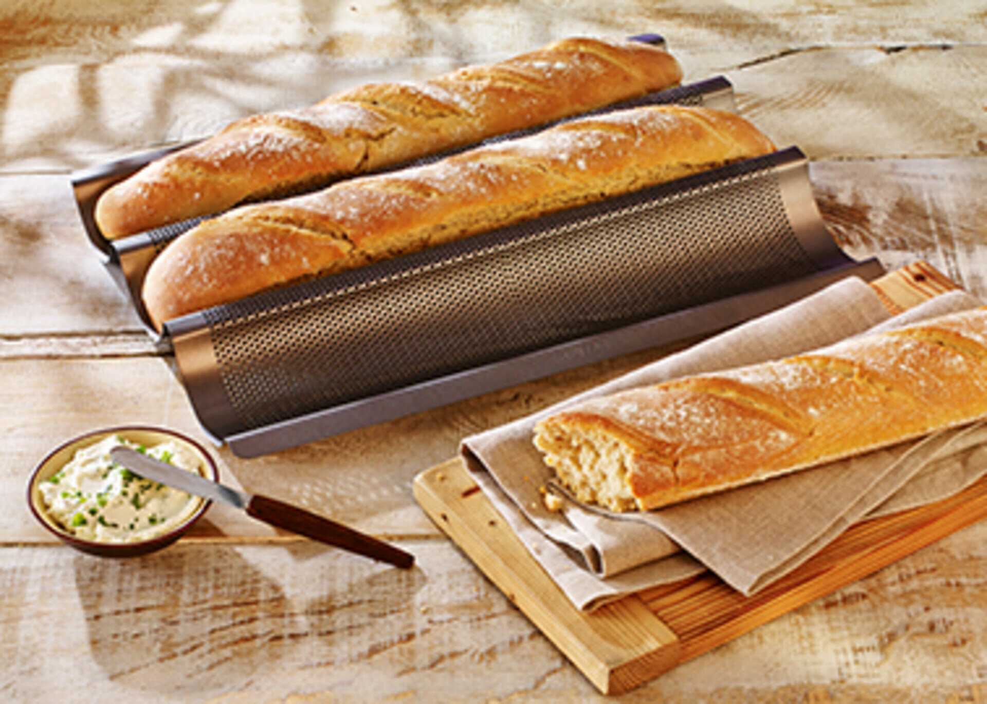 Baguetteblech, Laib & Seele