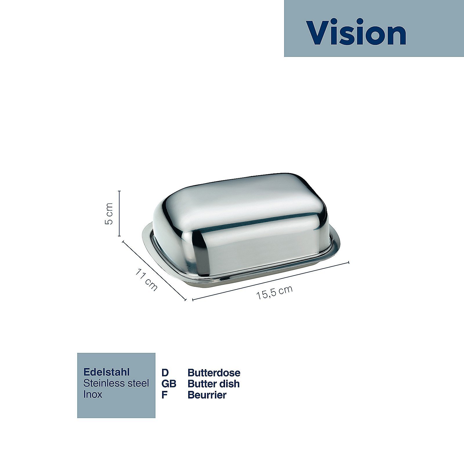 Butterdose, Vision