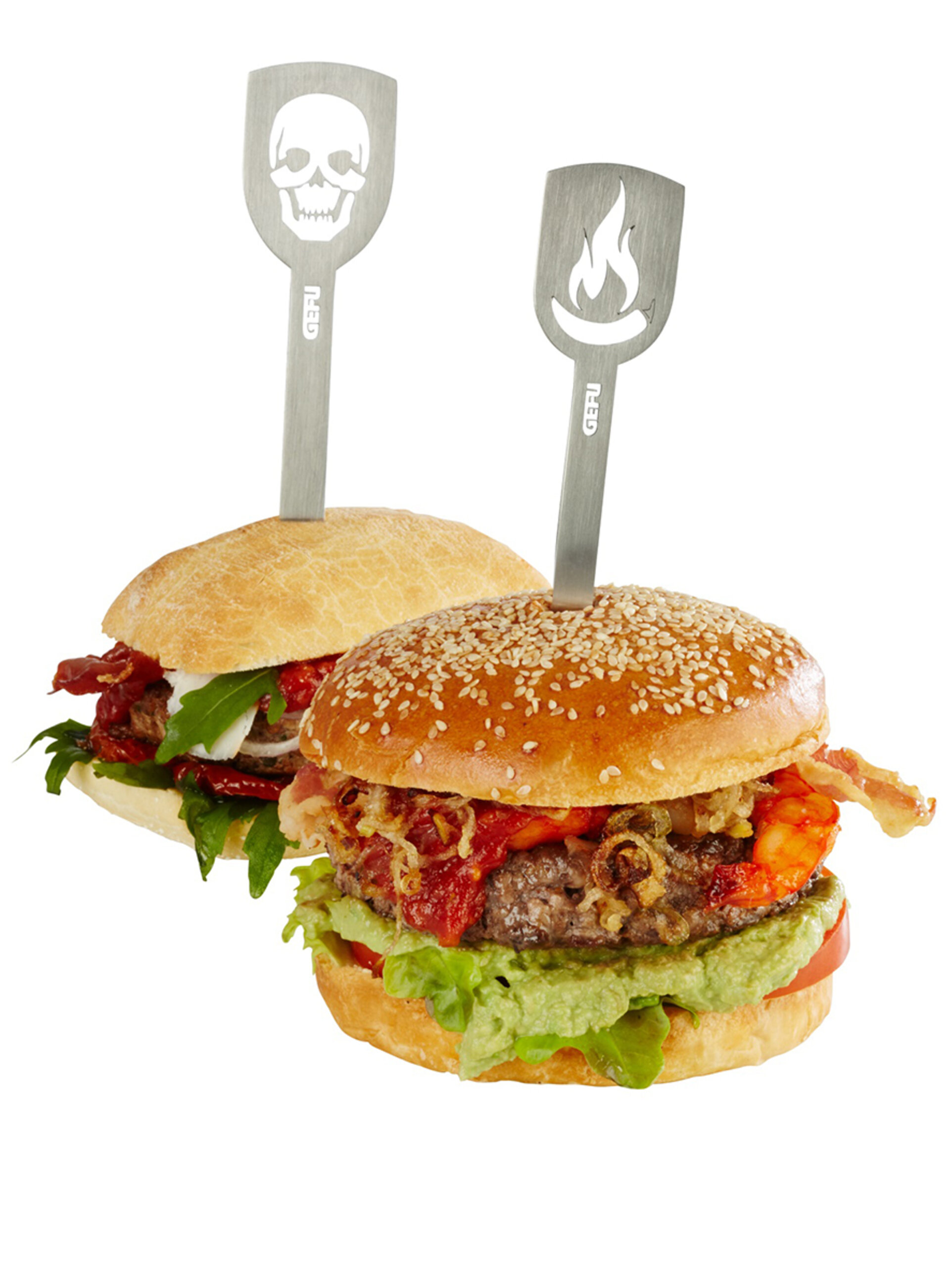 Hamburger-Spieße