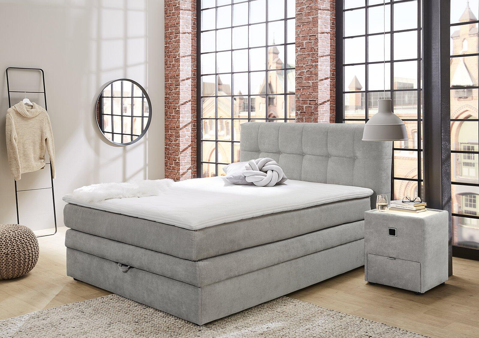 Boxspringbett m bk, Amy