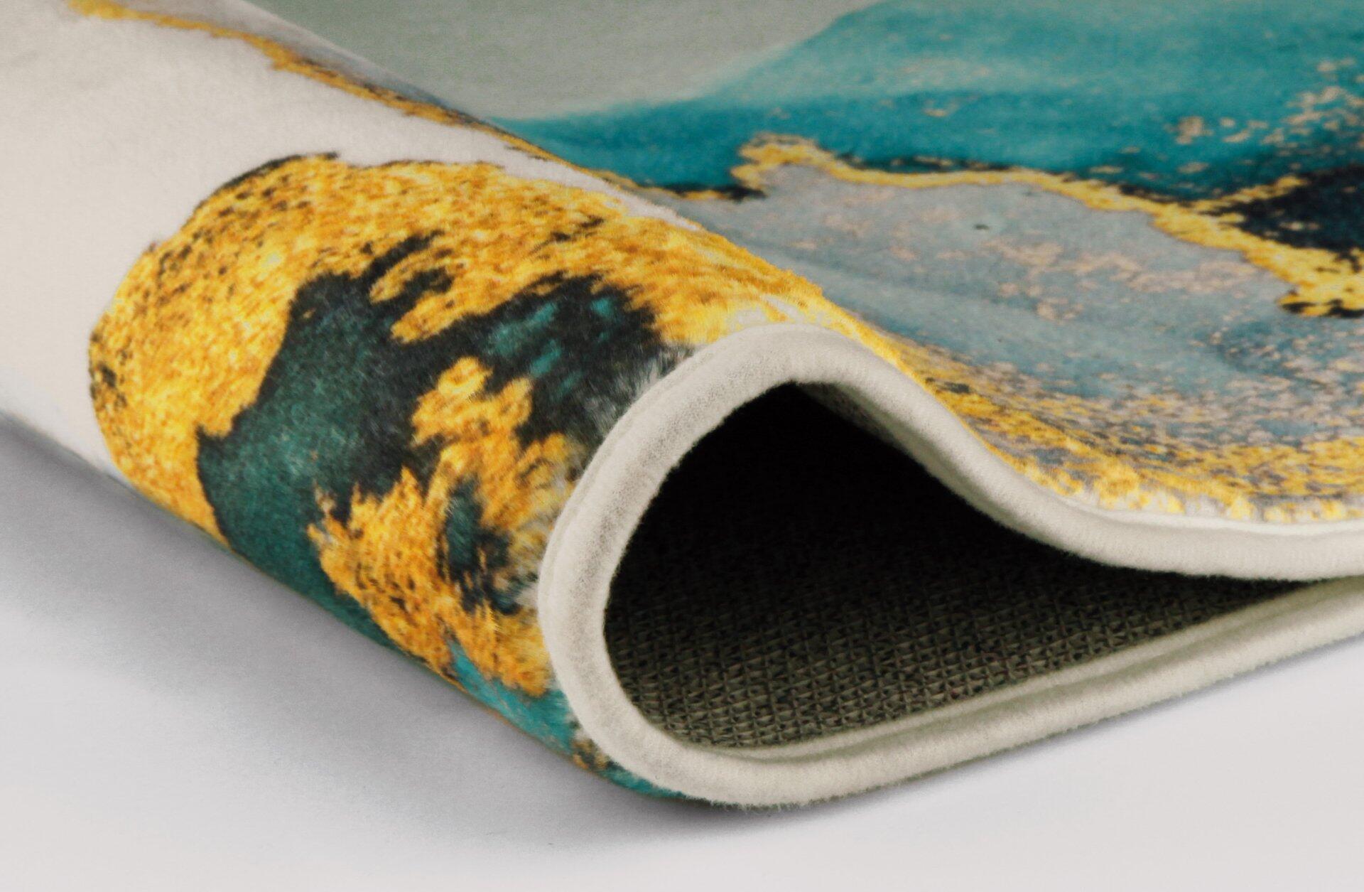 Badteppich, Teal