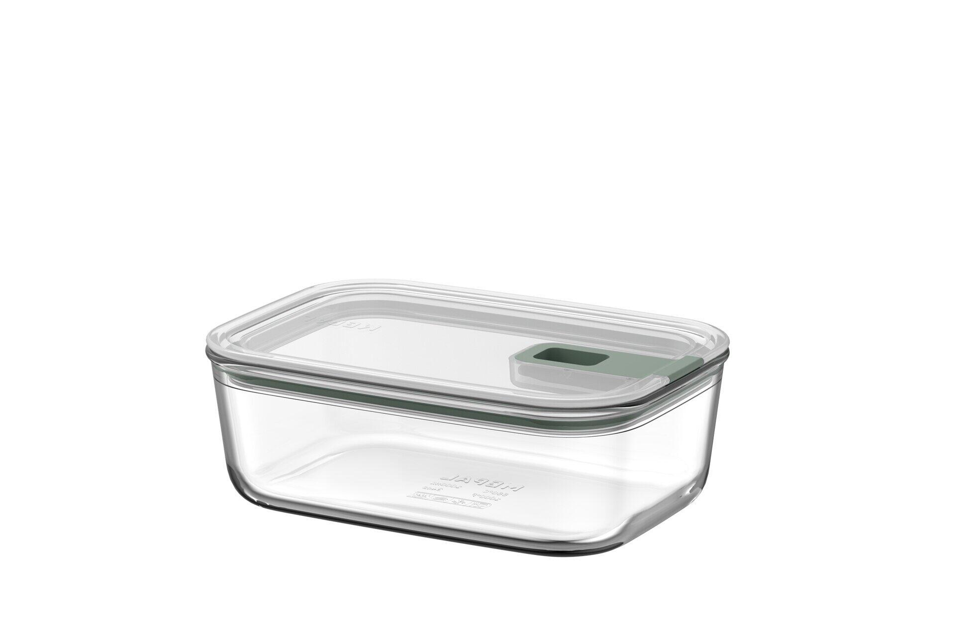 Mepal Rosti Bv Grün Frischhaltedose Glas, Easyclip – – Ca.7x6,4X18,4Cm