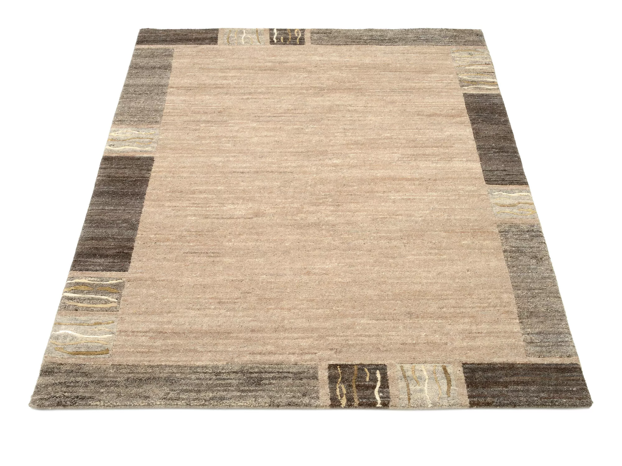 Handknüpfteppich, Natura Silk Greny