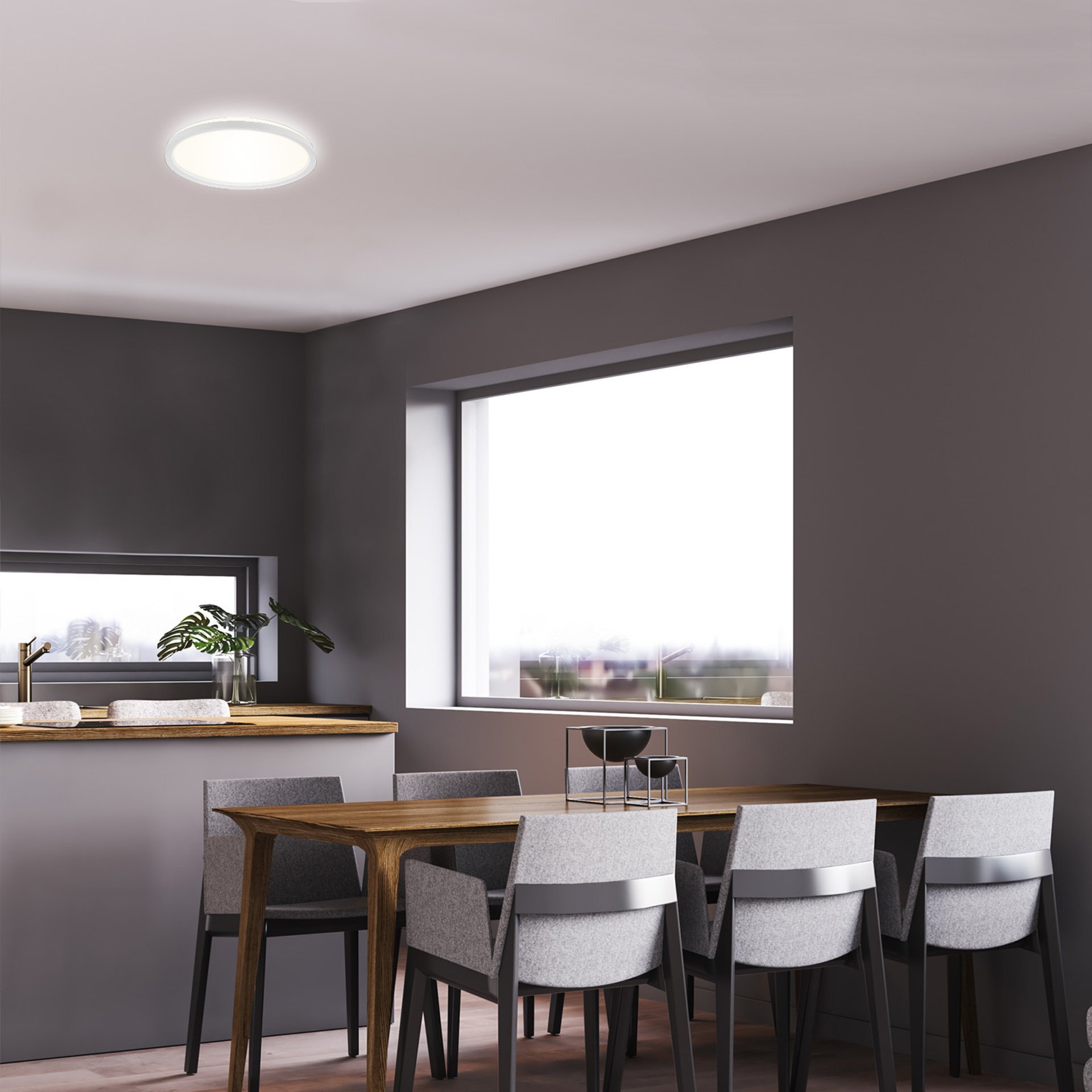 Wand- und Deckenleuchte, Slim