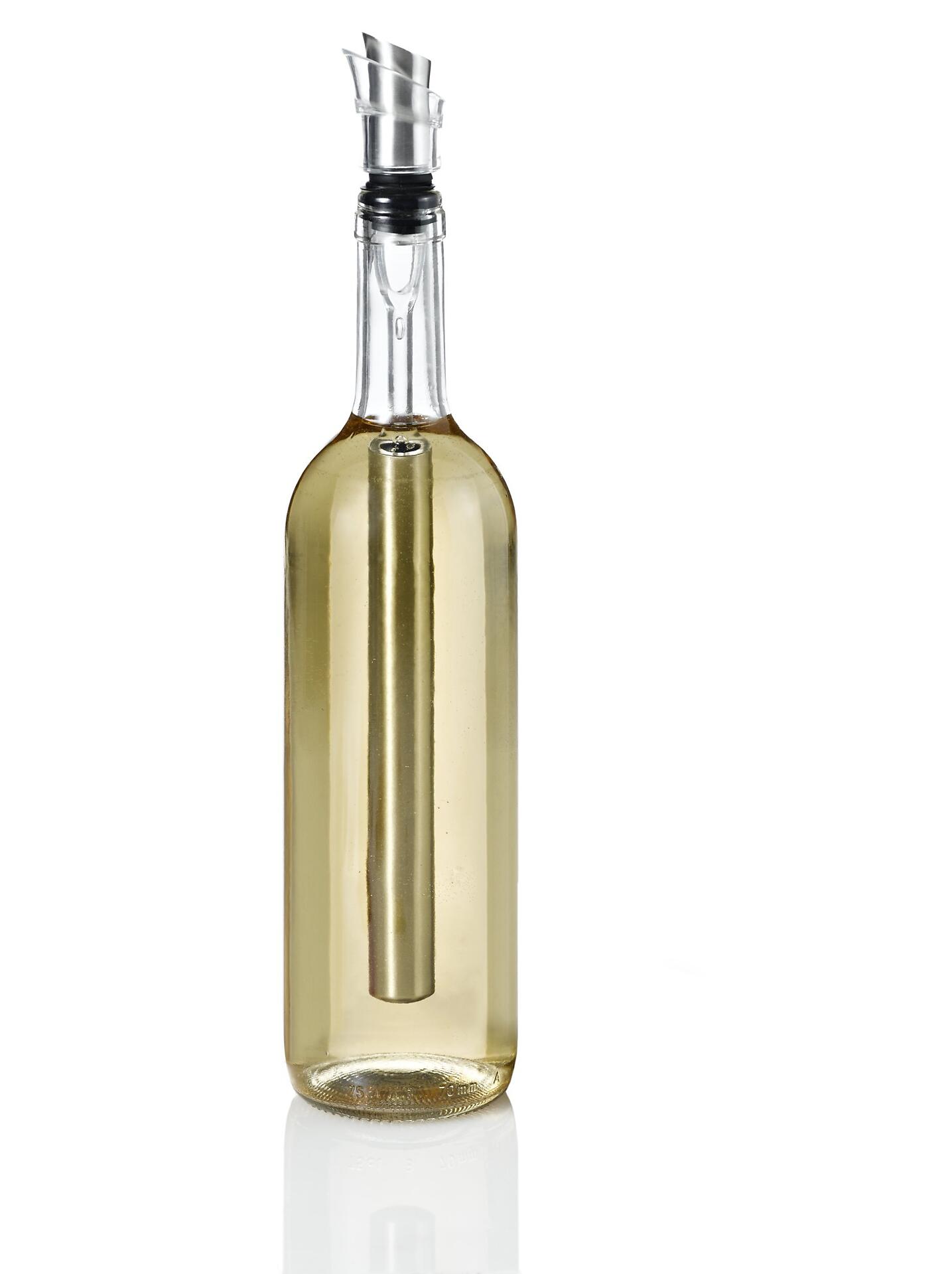 Adhoc Braun Ausgießer Und Kühlstab, Icepour – Edelstahlfarben – Ca.31xcm