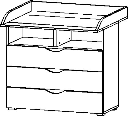 Wickelkommode, Alvara Wickelkommode, Alvara