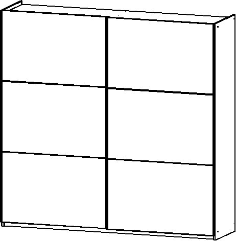 Schwebetürenschrank, Kronach