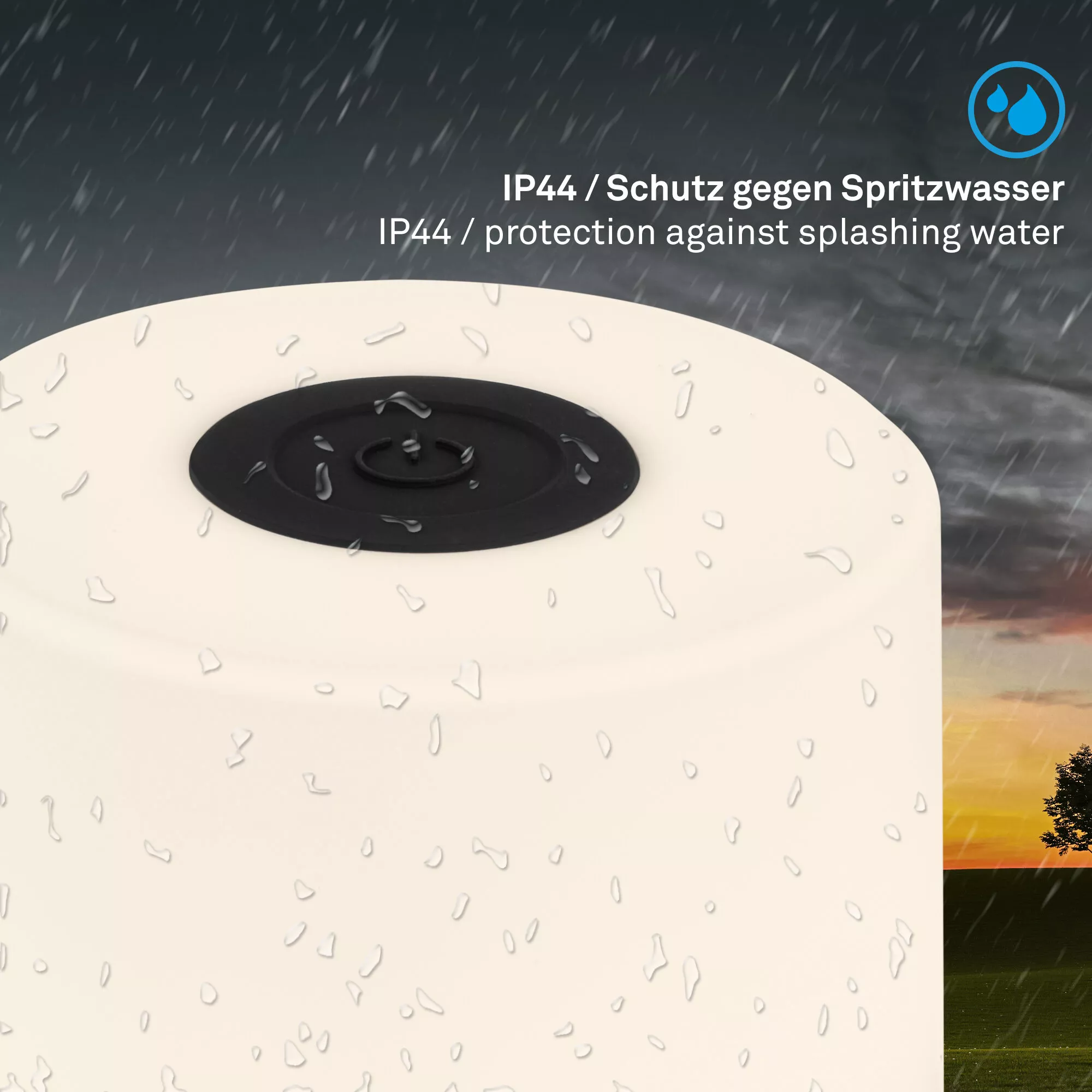 Tischleuchte (Akku), Smal