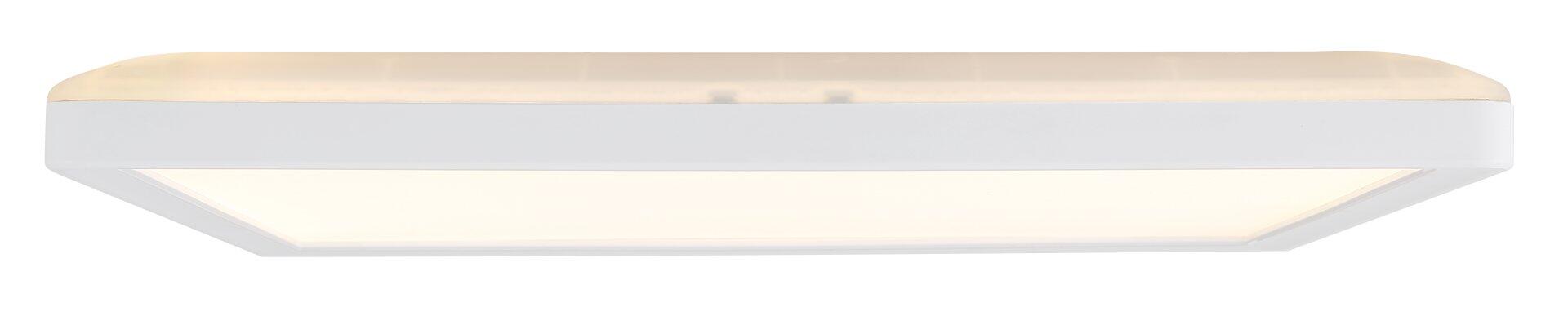 Globo Braun Deckenleuchte, Sapana – Weiß – Ca.29,4X2,5X29,4Cm