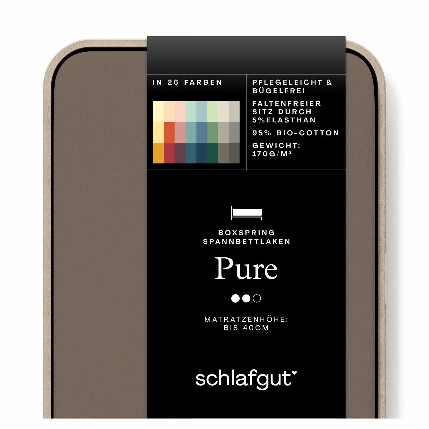 Pure Boxspring Spannbettlaken