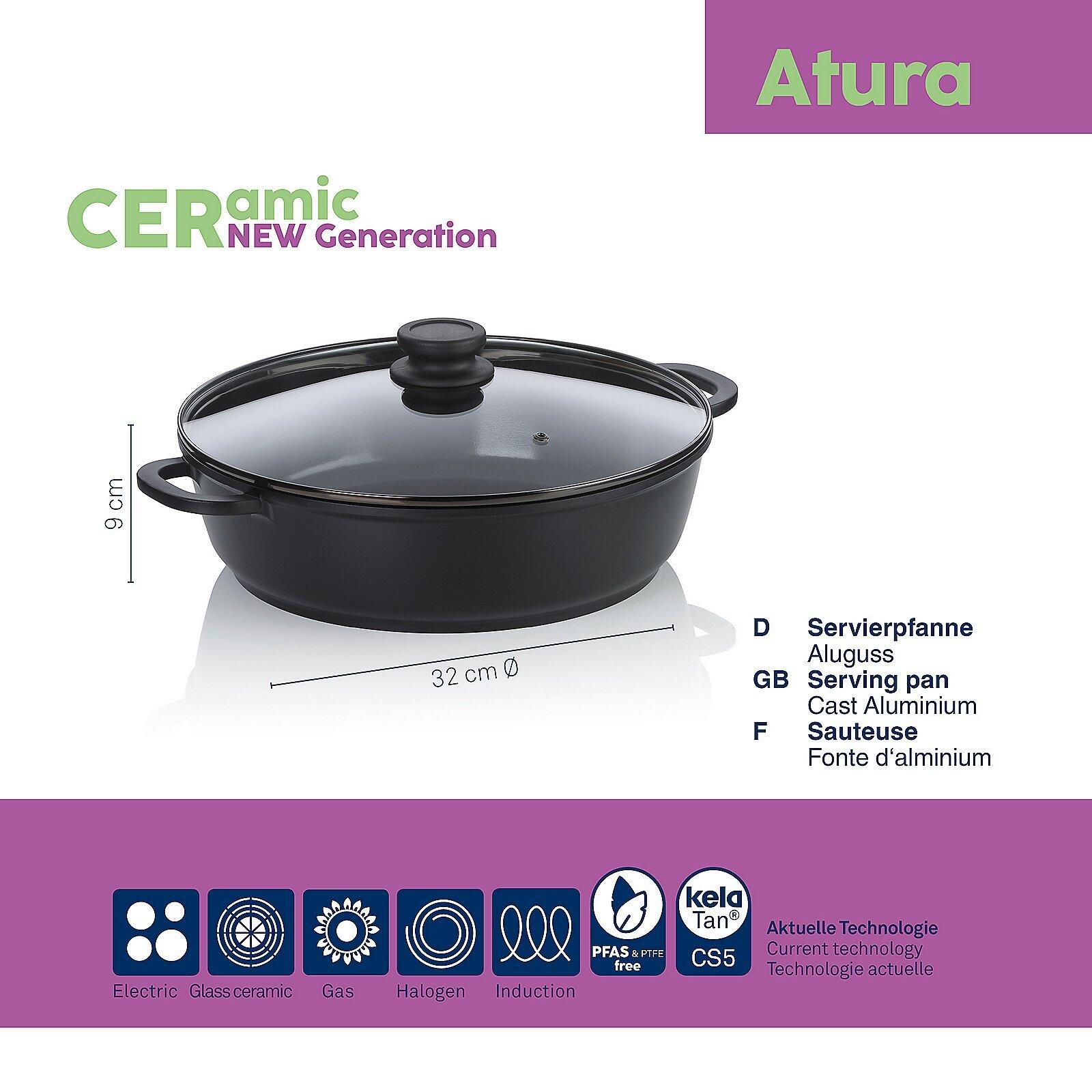 Servierpfanne, Atura