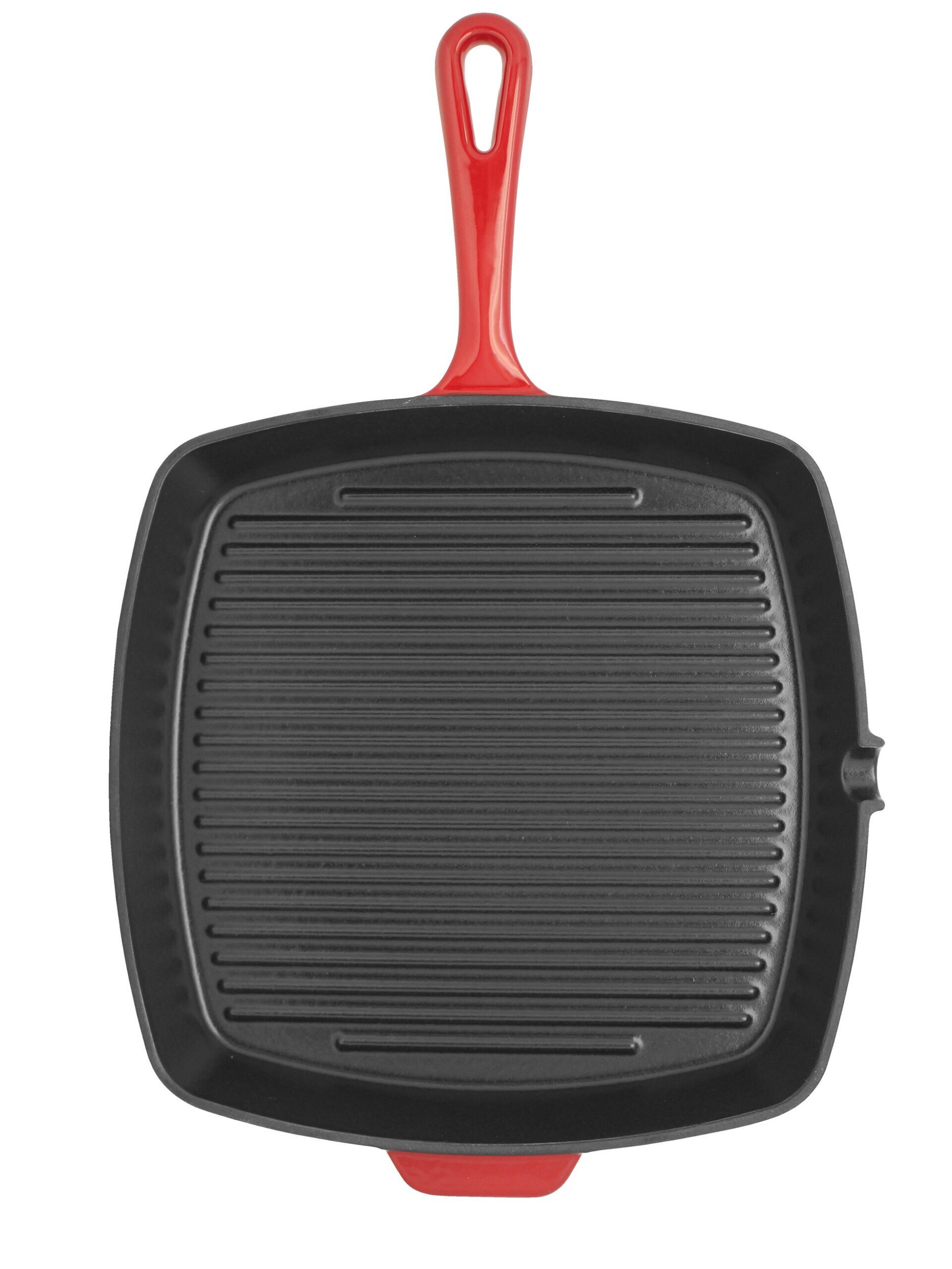 Grillpfanne, Kirschrot