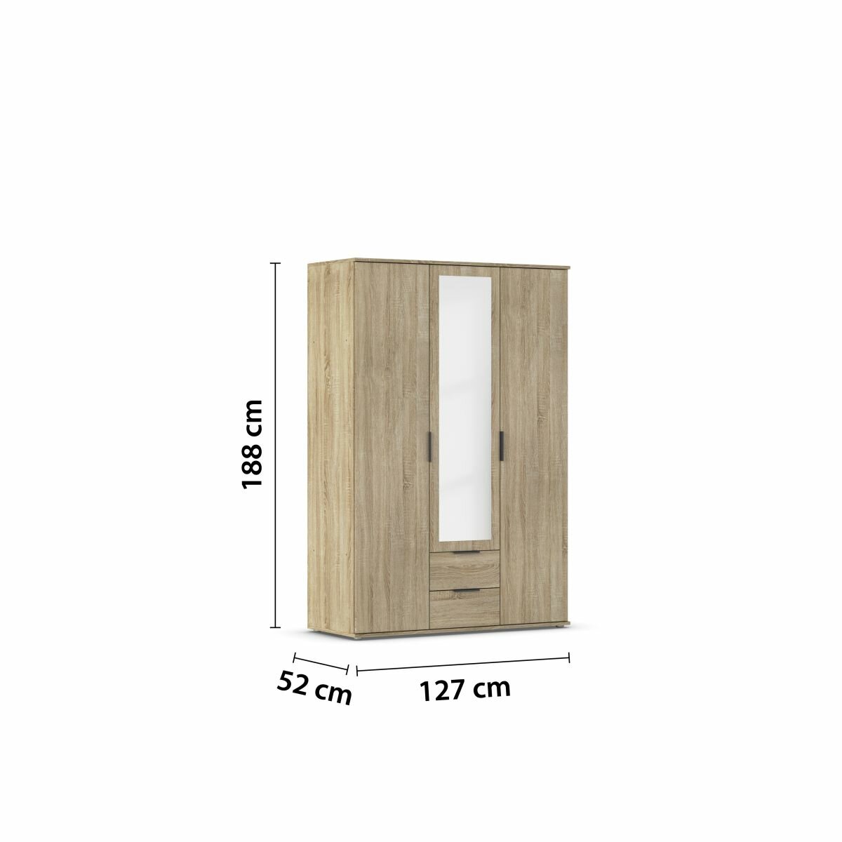 Drehtürenschrank, Twin
