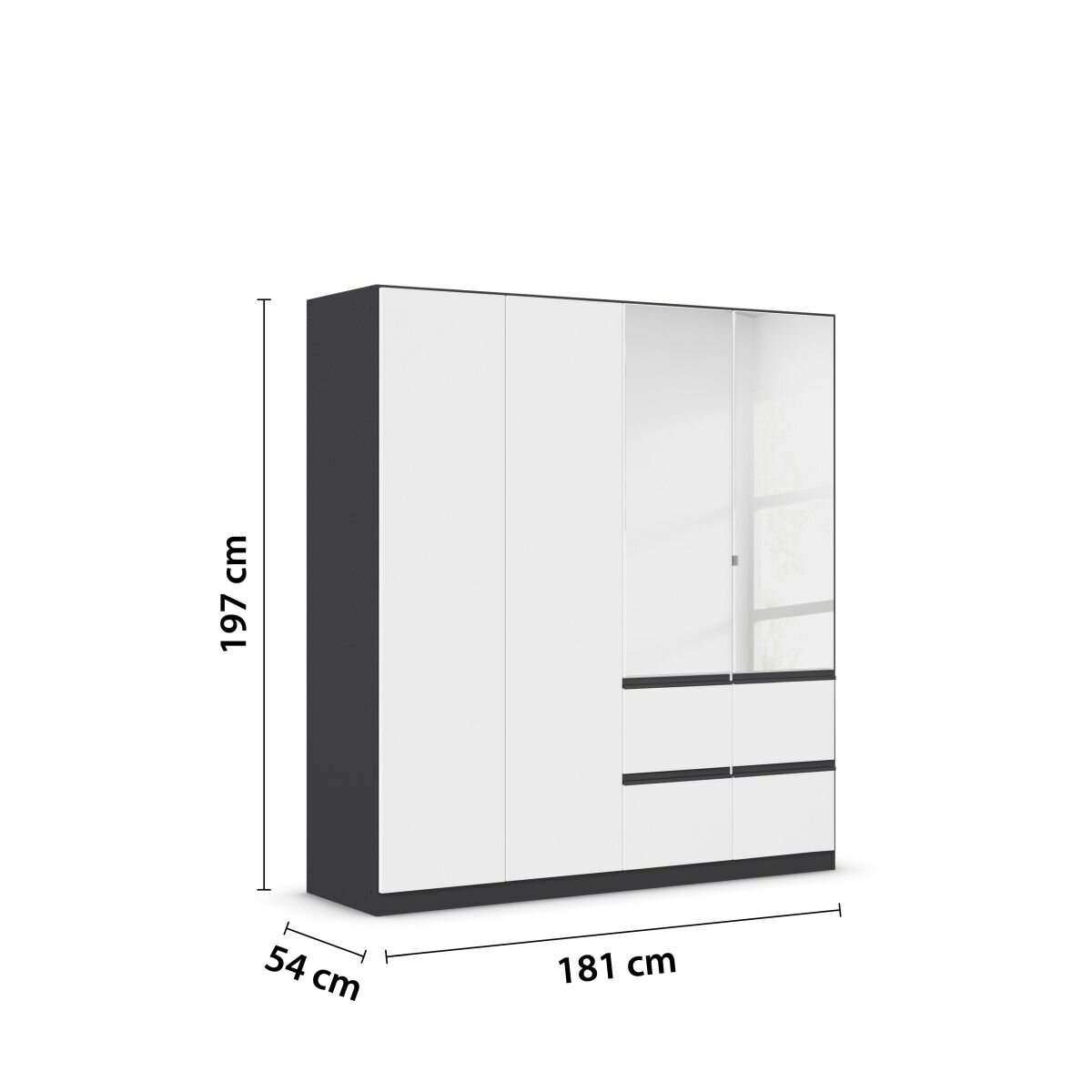 Drehtürenschrank, Asra