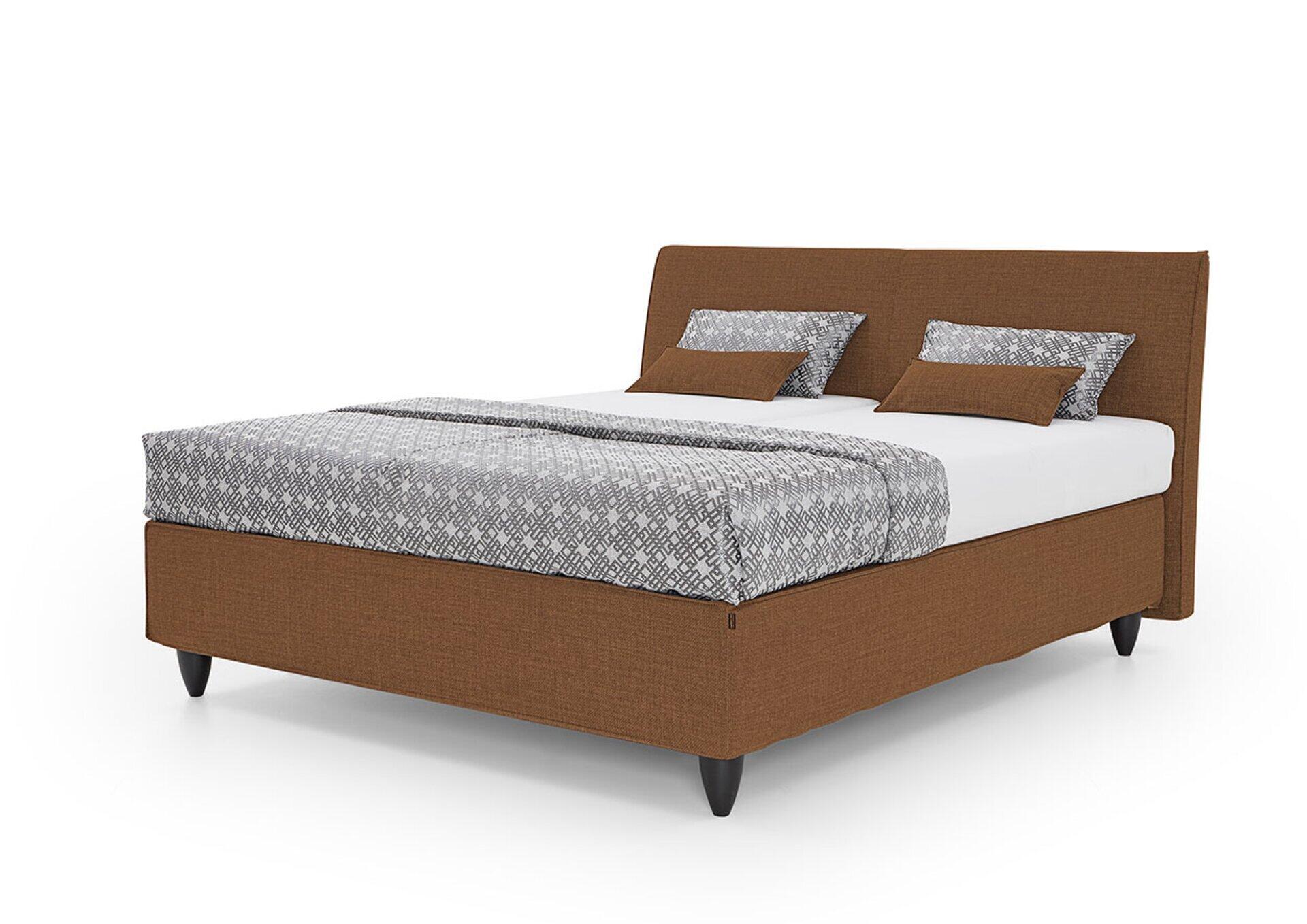 Boxspringbett, Amica | Orange