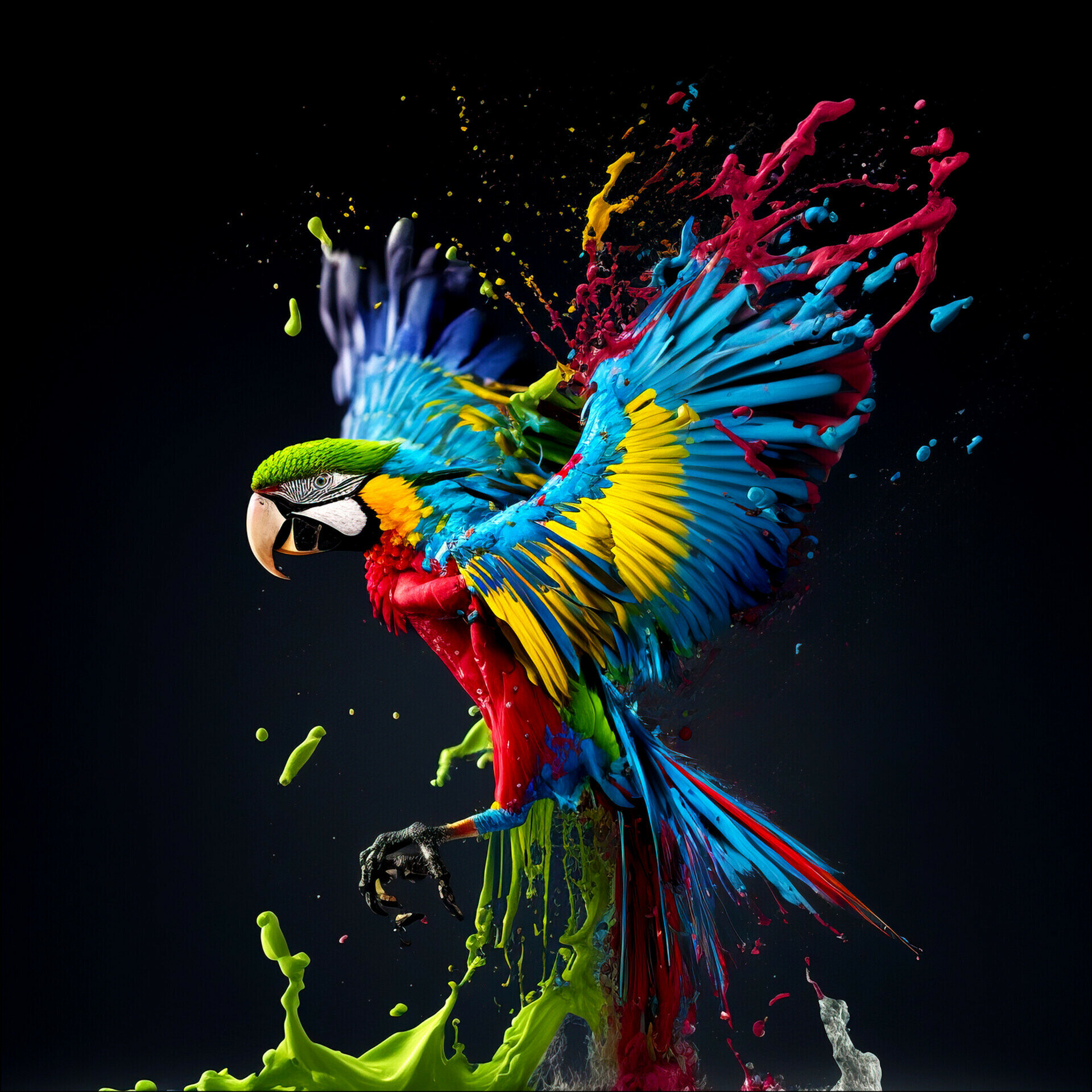 Glas-Art, Colorful Ara