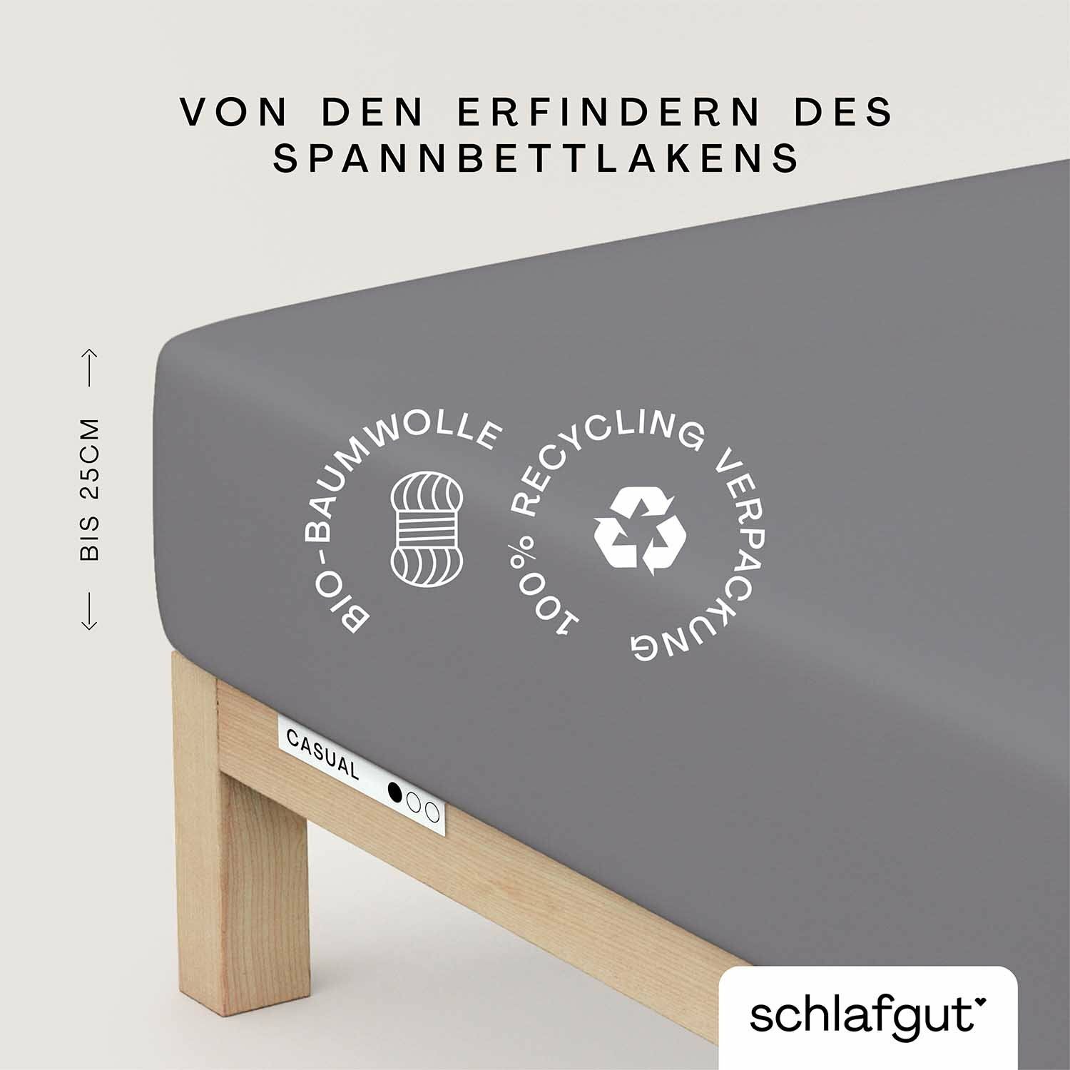 Spannbettlaken, Casual