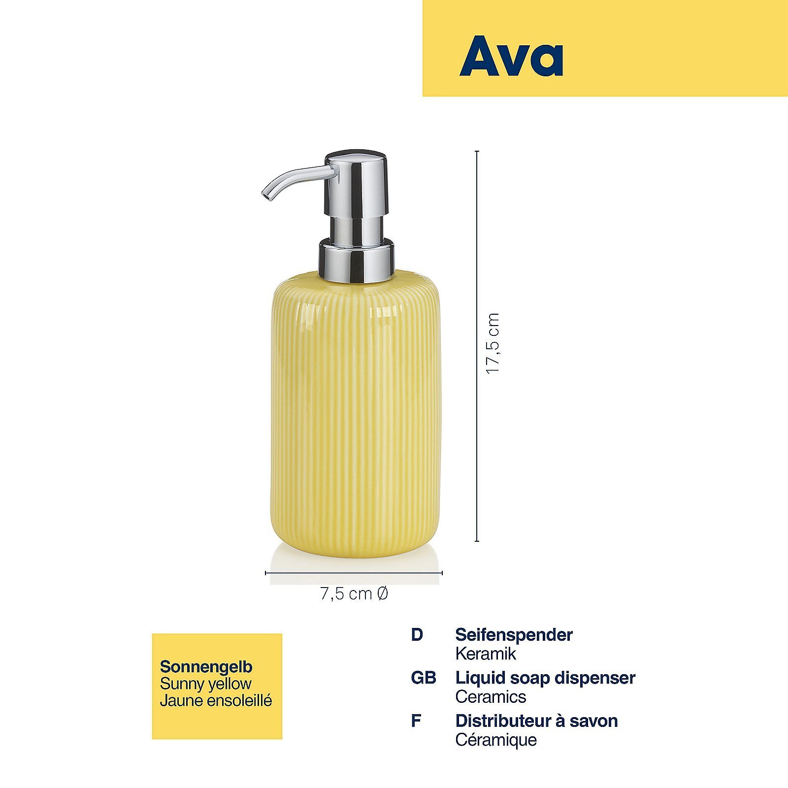Seifenspender, Ava