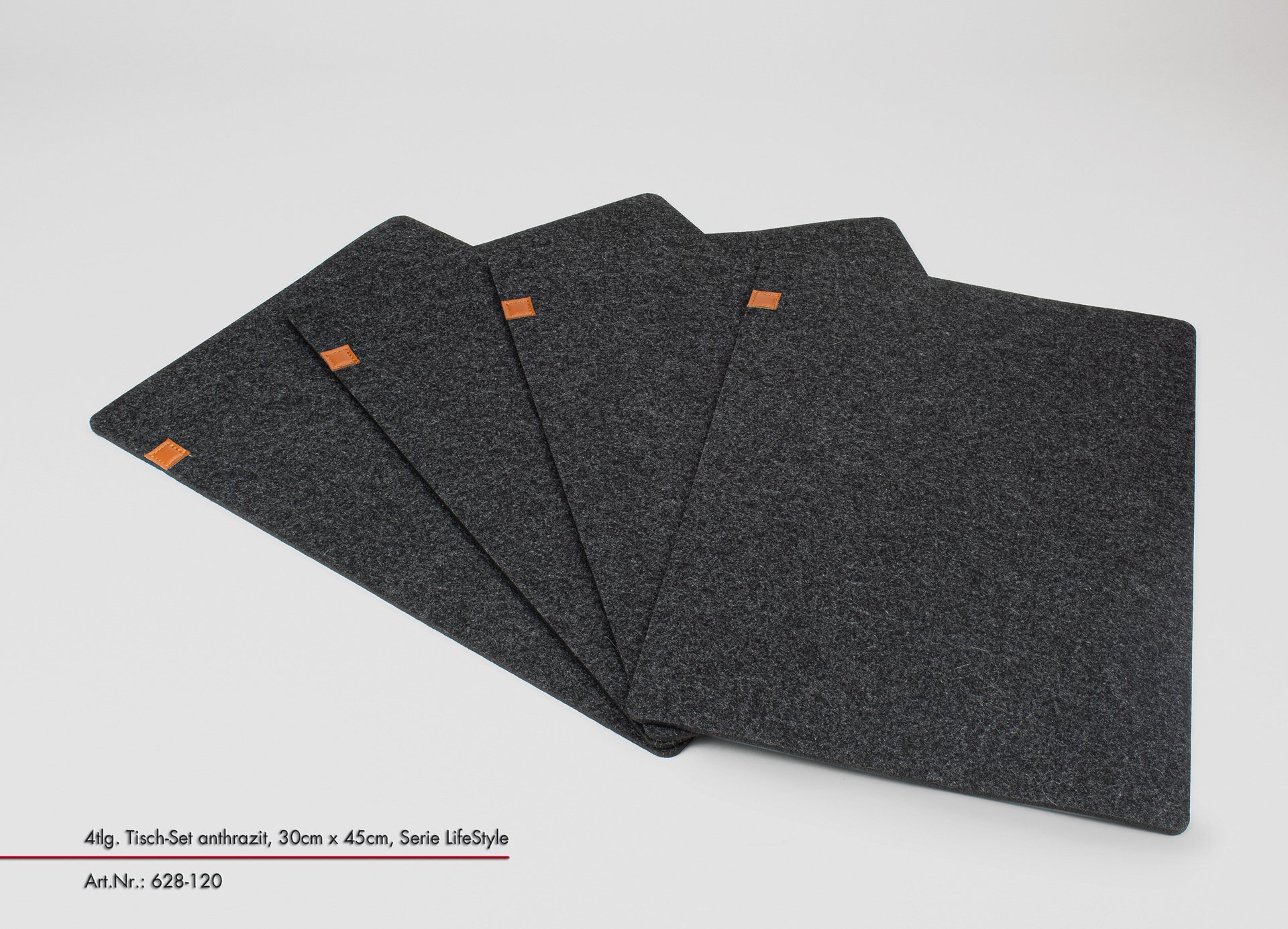 Tisch-Set anthrazit,, LifeStyle