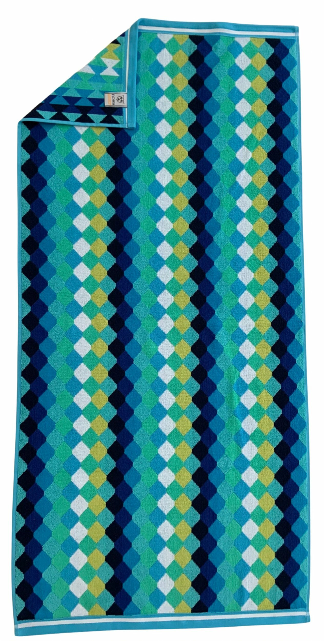 Badetuch, Würfel-Mosaik