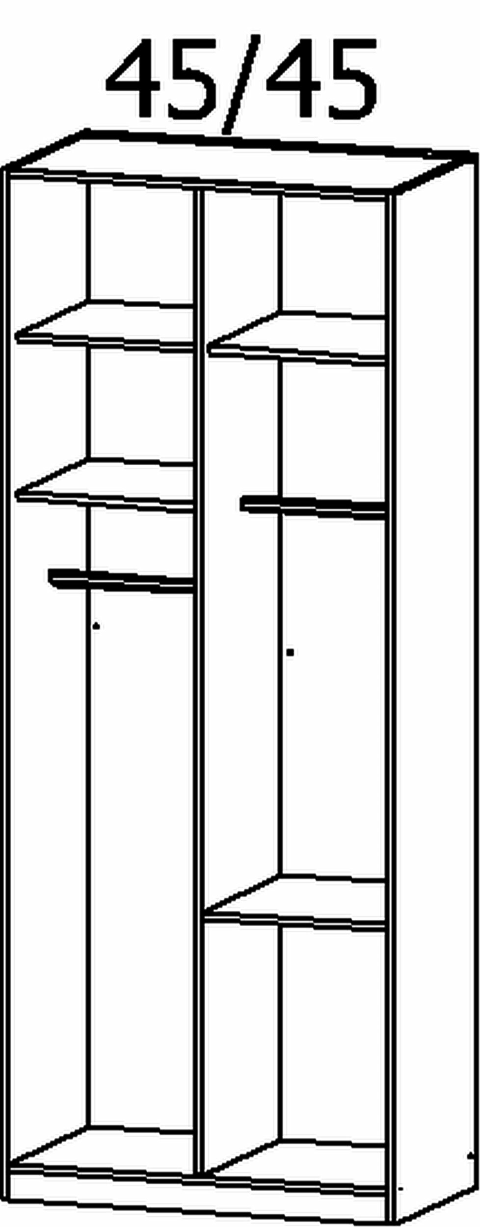 Drehtürenschrank, Alabama