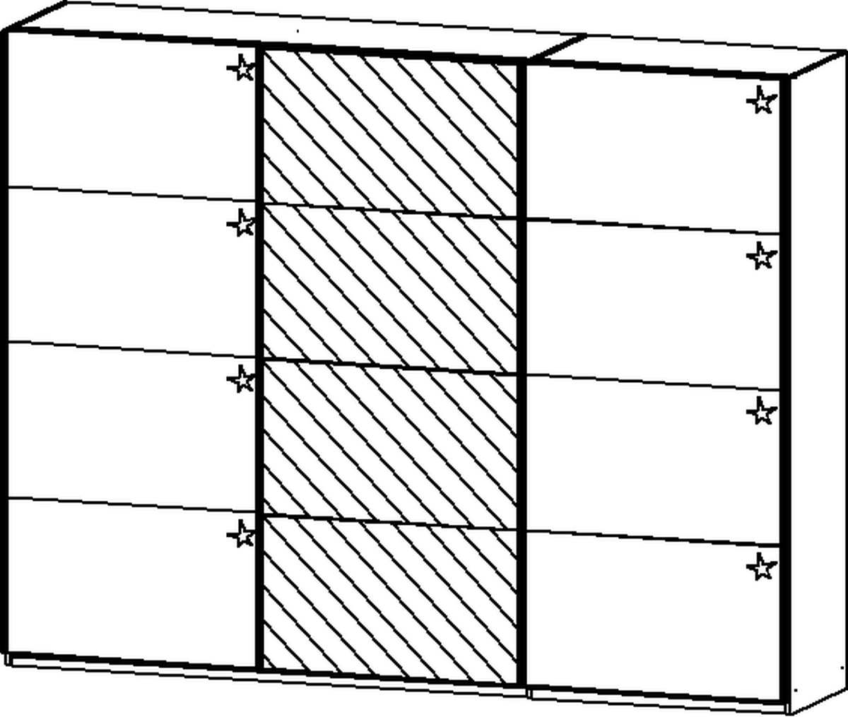 Schwebetürenschrank, Kulmbach