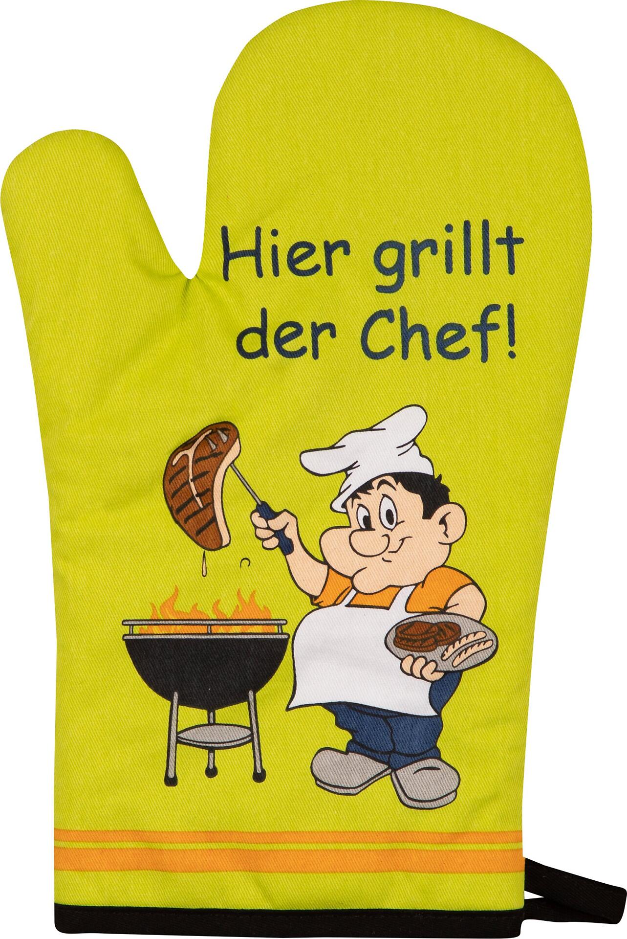 Ofenhandschuh, Chefgriller