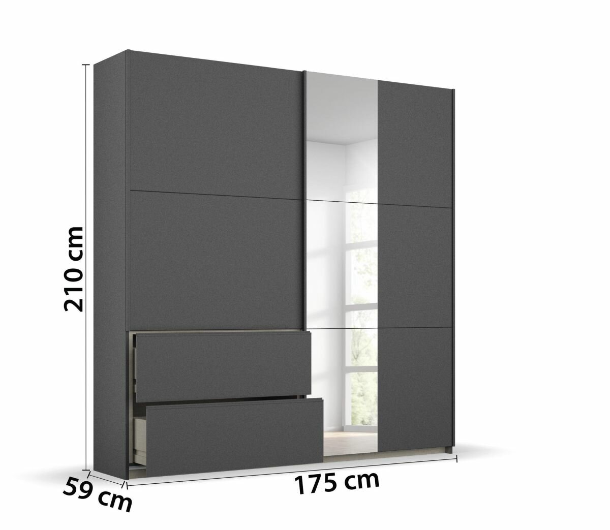 Schwebetürenschrank, Sevilla