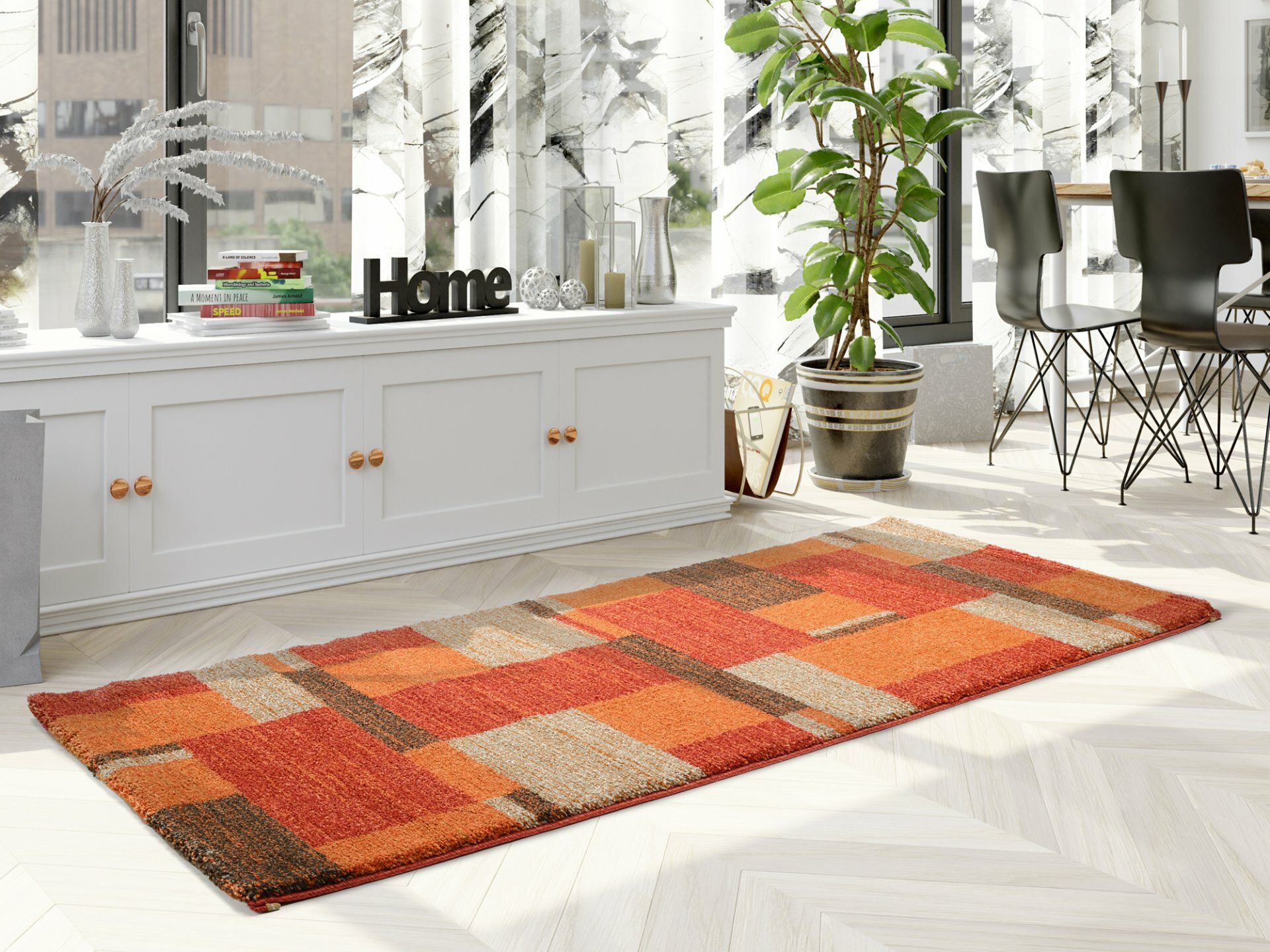 Maschinenwebteppich, Salda