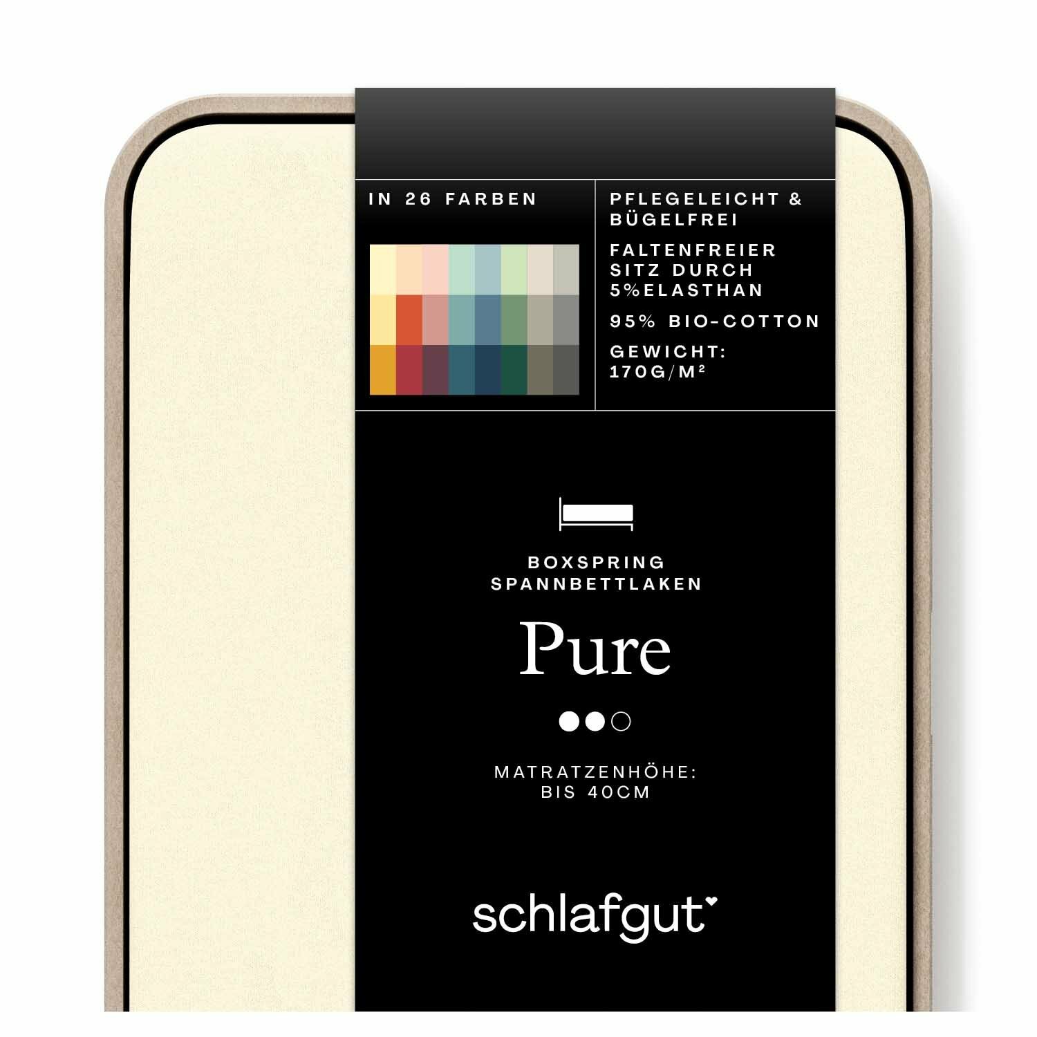 Pure Boxspring Spannbettlaken