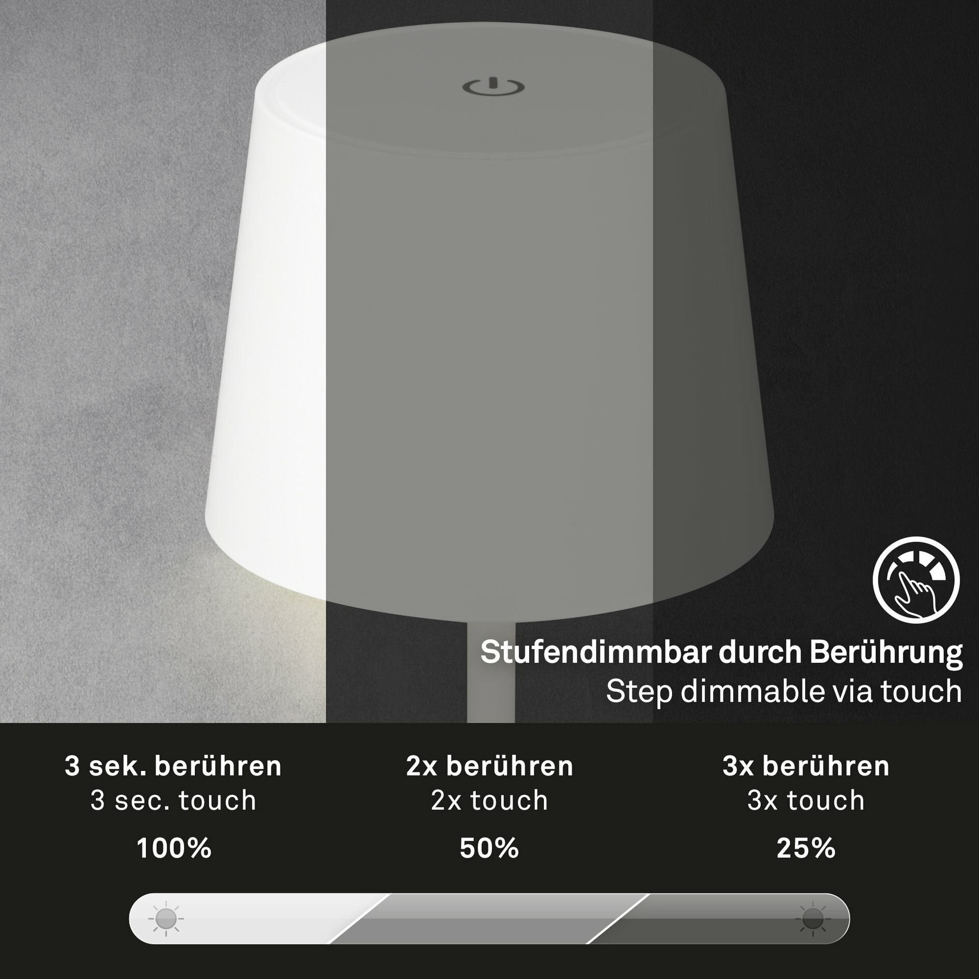 Tischleuchte (Akku), 0