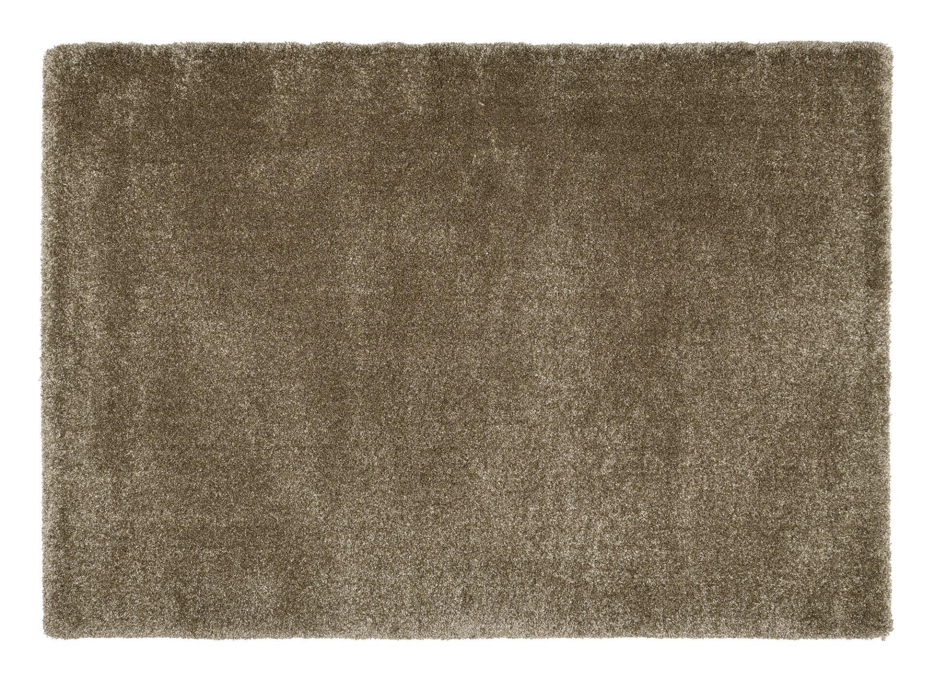 Hochflor-Teppich Erdara in hellbraun mit flaumiger, weicher Oberfläche und einer Florhöhe von 45 cm.